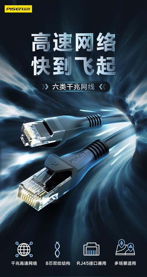 品胜六类千兆网线 家宽提速，从这根线开始